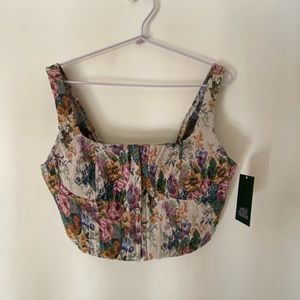 Floral corset